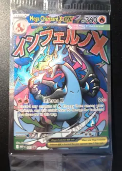 Mega Charizard X Mega Evolution UPC Black Star Promo Cards FACTORY SEALED - Image 3