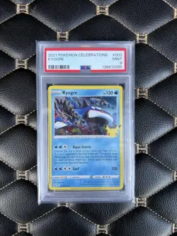 Pokemon TCG Celebrations Kyogre Holo Rare Card #003/025 - Image 1