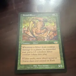 Magic: The Gathering Brood Sliver Creature Legions Green Rare Regular English - Image 1