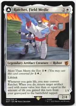 Ratchet, Field Medic Normal M Universes Beyond: Transformers 2 LP - Image 1