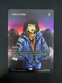 Path to Exile BORDERLESS FOIL - TMNT (Magic) NM - Image 1