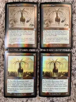 MTG- Burnished Heart x4 - The Brother's War - Retro FOIL - Image 1