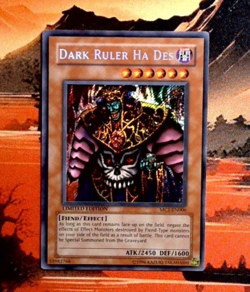 YuGiOh! Dark Ruler Ha Des MC1-EN006 Limited LP SCR - Image 1