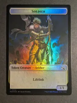 🧙🔥Soldier Thopter (Token) Foil Magic: March of the Machine s #0002 0019🧙 - Image 1