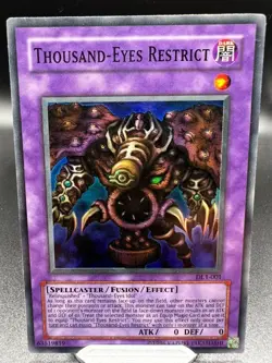 Yu-Gi-Oh! Thousand-Eyes Restrict #DL1-001 2003 Duelist League Promo LimtdEd. LP - Image 1