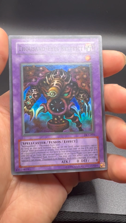 Yu-Gi-Oh! Thousand-Eyes Restrict #DL1-001 2003 Duelist League Promo LimtdEd. LP - Image 2
