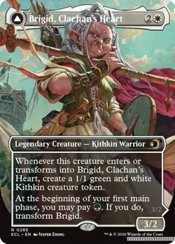 Brigid, Clachan's Heart (Borderless) [ECL - 285] - NM [Foil] TCG MTG - Image 1