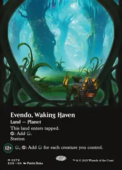 MTG Edge of Eternities VIEWPORT BORDERLESS M Evendo, Waking Haven #0279 - Image 1