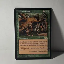 Greater Good 257/350 Urza’s Saga Rare 98,Magic The Gathering LP Commander Staple - Image 1