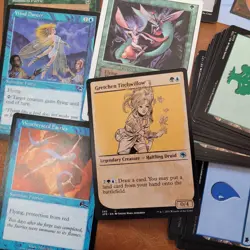 Custom Commander MTG Deck Magic = Gretchen Titchwillow **FAIRY Fae FAERIES** Fun - Image 1