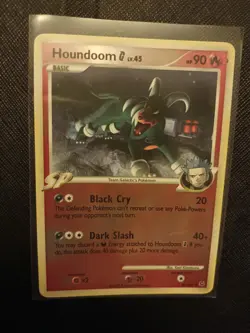 50/127 Houndoom Team Galactic's Pokemon - Platinum Pokemon Card - LP - Image 1