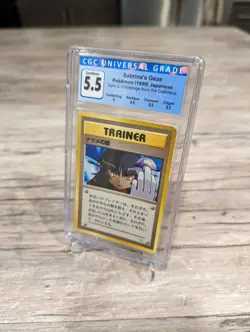BANNED ART Pokemon Sabrina's Gaze Gym 2 Challenge From Darkness CGC 5.5 banned - Image 2