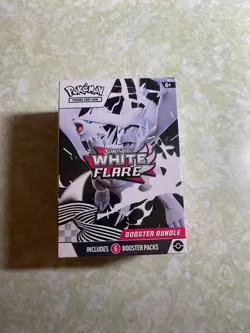 Pokemon TCG: Scarlet & Violet White Flare Booster Bundle 6 Packs Factory Sealed - Image 1