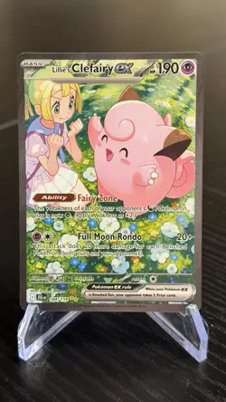 2025 Pokemon Lillie's Clefairy ex 184/159 SV09: Journey Together (JTG) - Image 1