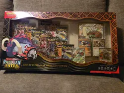 Pokemon Scarlet & Violet Paldean Fates Great Tusk ex Iron Treads ex Box - Image 1