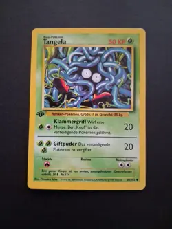 (1)Pokemon German 1st Edition Base Set Tangela NM Multiple Available - Image 3