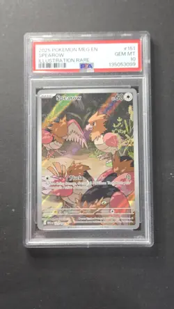 PSA 10 Spearow 151/132 Mega Evolutions Pokemon 2025 - Image 1