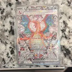 Pokemon Charizard ex 223/197 SV03 Obsidian Flames Special Rare Holo 330HP - Image 1