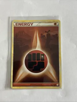 Fighting Energy 120/123 Pokemon Heart Gold & Soul Silver, Sudowoodo Background - Image 1