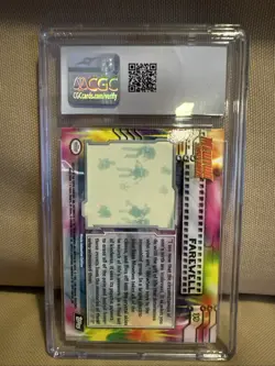 Farewell Pokemon Topps 1999 Pokemon The First Movie 2nd Print Silver Foil CGC 10 - Image 2