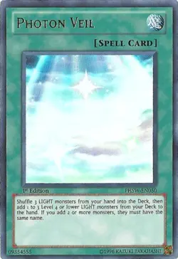 Photon Veil - PHSW-EN050 - Ultra Rare - Unlimited Edition - Lightly Played - Image 1