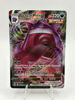 Pokemon TCG Gengar VMAX 157/264 Swsh08: Fusion Strike Holo - Image 1