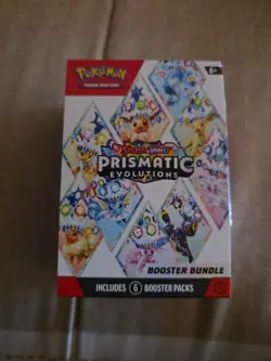 Pokemon TCG: S&V Prismatic Evolutions Booster Bundle (6pks) Factory Sealed - Image 1