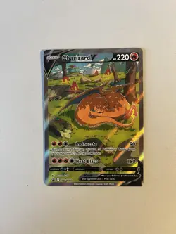 Charizard V SWSH260 Sword & Shield Full Art Black Star Promo Pokemon TCG NM - Image 1