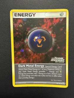 Pokemon Dark Metal Energy EX Team Rocket Returns 94/109 Reverse Holo MP+ - Image 1