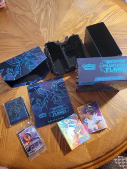 EMPTY Pokemon TCG Phantasmal Flames ETB Elite Trainer Boxes W/ Promos NO Packs - Image 1