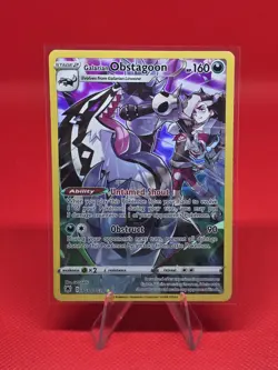 Pokemon TCG Galarian Obstagoon TG10/TG30 Swsh10: Astral Radiance Trainer Holo - Image 1