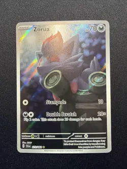 Pokemon Zorua 075/064 Sv: Shrouded Fable Illustration Rare Holo English - Image 1
