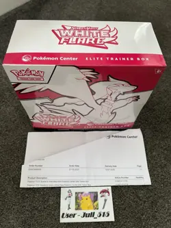 Pokemon TCG White Flare Pokemon Centre Official Elite Trainer Box Factory Sealed - Image 1