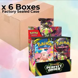 Pokemon Mega Evolution Perfect Order Booster 6 Box Case (Presale) ME03 3/27/26 - Image 1