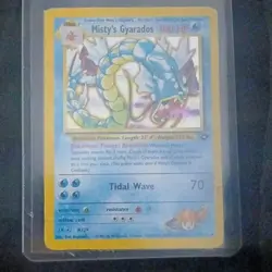 Pokemon Misty's Gyarados Gym Challenge Holo Rare 13/132 English 2000 100 HP - Image 1