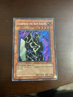 Yu-Gi-Oh! TCG Gearfried the Iron Knight BPT-012 Secret Rare Unlimited - Image 1