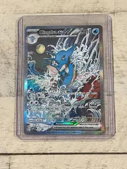 Pokemon Kingdra EX 131 SIR Scarlett and Violett Blackstar Promo Holo - Image 1