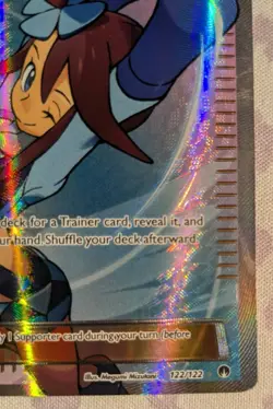 Pokemon TCG Skyla XY Breakpoint Trainer Full Art Ultra Rare Holo 122/122 LP - Image 3