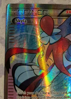 Pokemon TCG Skyla XY Breakpoint Trainer Full Art Ultra Rare Holo 122/122 LP - Image 5