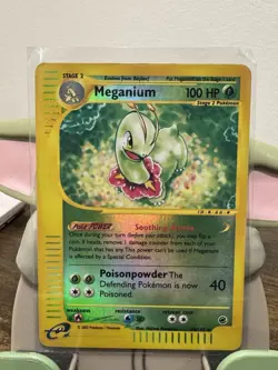 Pokemon TCG Meganium 54/165 Expedition Base Set Vintage Holo - Image 1