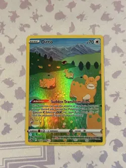 2023 Pokemon Crown Zenith GG22 Ditto Galarian Gallery Full Art Ultra Rare NM - Image 1