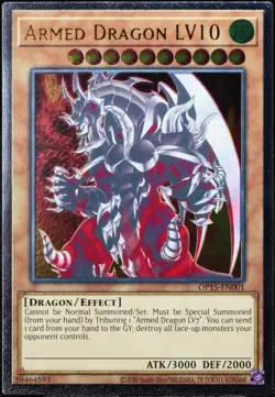 Yu-Gi-Oh! Armed Dragon LV10 OP15-EN001 Ultimate Rare [NM] | EN 2021 - Image 1