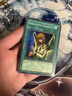 (22) Yu-Gi-Oh TCG Graceful Charity Pegasus SDP-040 1st Edition Super Rare LP - Image 2