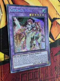 Yugioh - Centaur Mina Secret Rare 1st Edition BROL-EN020 Near Mint - Image 5