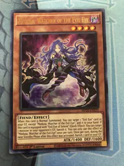 Yu-Gi-Oh! Medusa, Watcher of the Evil Eye MP20-EN233 1st Edition Ultra Rare NM - Image 1