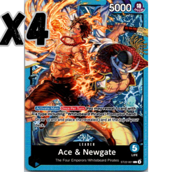 One Piece Ace & Newgate ST22 Ace & Newgate & Newgate Play Set (X4) - Image 1