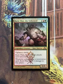 1 x Ruric Thar, the Unbowed - LP MTG Foil - Dragon's Maze - Image 1