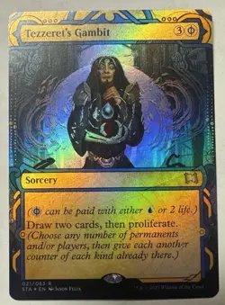 Magic the Gathering - Strixhaven: Mystical Archives - Tezzeret's Gambit - FOIL - Image 1
