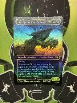 MTG - Sin, Spira's Punishment (Borderless Foil) - R 0348 FIN - NM - Image 1