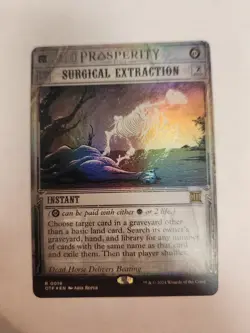 Surgical Extraction Foil Outlaws of Thunder Junction: Breaking News Near Mint - Image 1